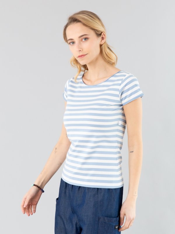 pastel blue and off white Australie t-shirt with stripes_13