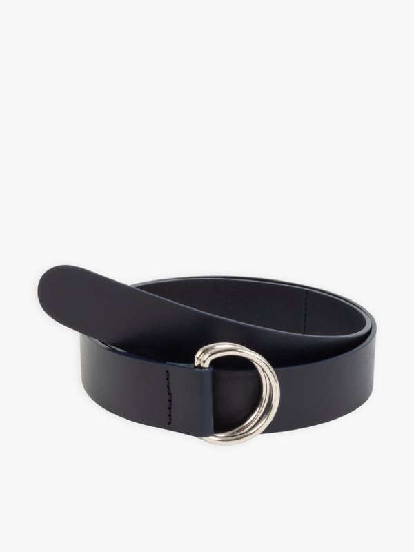 navy blue leather cora belt_1