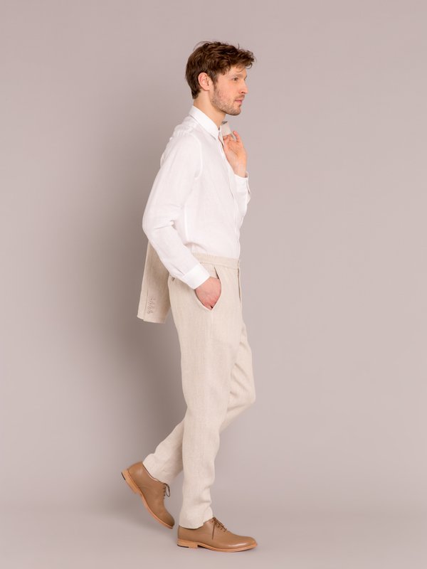 beige linen Noam trousers_11