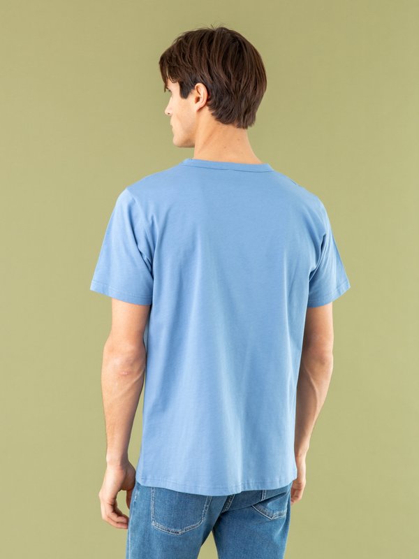 Persian blue short sleeves "irony mark" Brando t-shirt_14