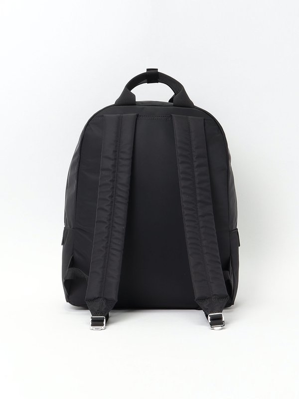 black nylon backpack_2