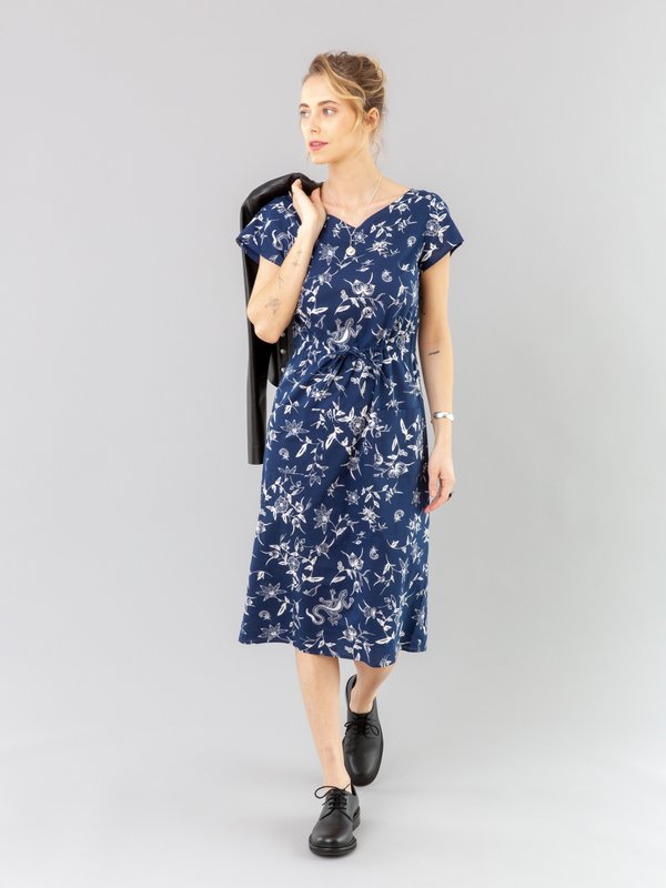 blue Anoucki dress with floral print_11