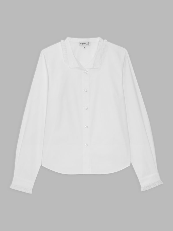 white Ayumi Oppo shirt with lace_1