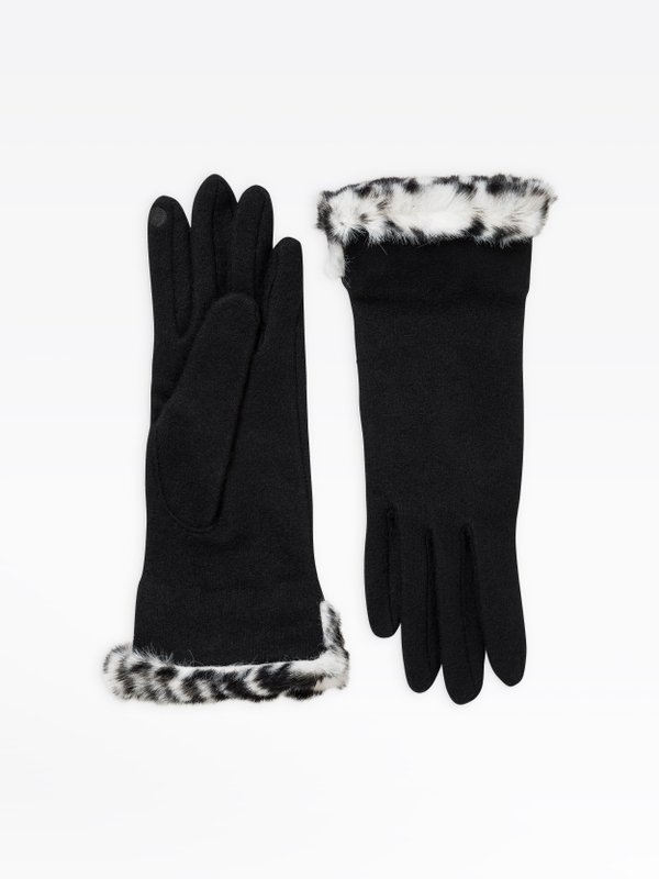 black wool Leo gloves_1