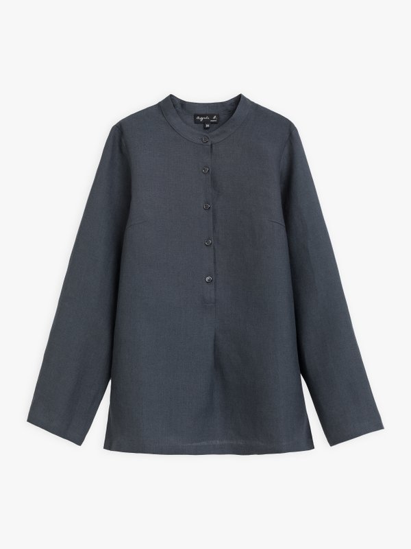 grey linen tunic shirt_1