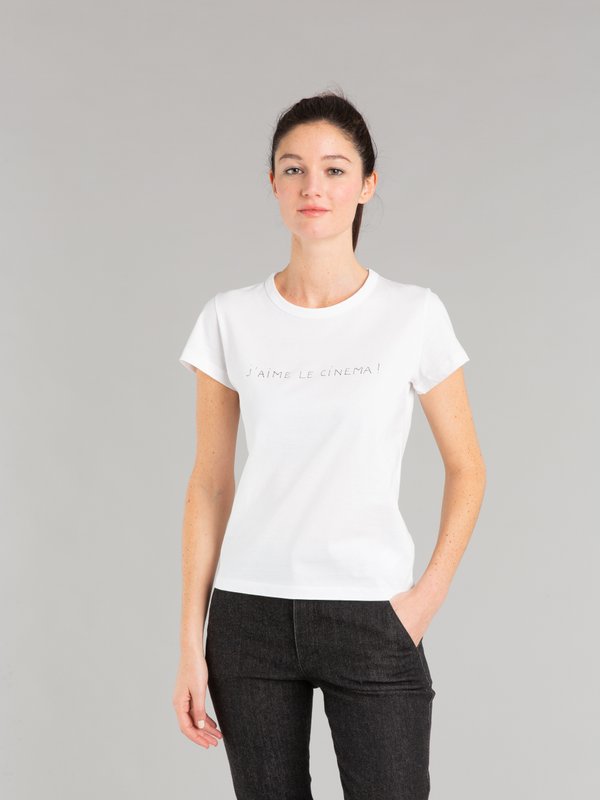 white short sleeves Brando "cinema" t-shirt_11