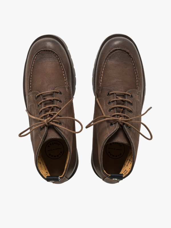 agnÃ¨s b. x Kleman brown leather boots_3