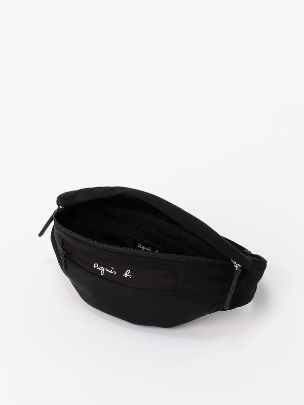 black nylon bum bag_4