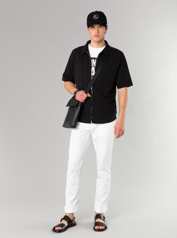 black jersey zipped Sintra shirt_12
