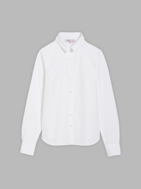 white cotton poplin shirt_1