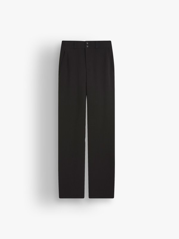 black Treillis trousers | agnès b.